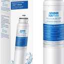 GOLDEN ICEPURE RWF1300A Water Filter Replacement for Daewoo DW2042FR-09, DW2042FB, Kenmore 469130, Aqua Crystal DW2042F-09, FRN-Y22D2V, FRN-Y22D2W,1PACK