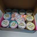 Butter Slime Kit 34 Packed Two-Toned Colorful Slime, Stress Relief Toys, Party Favors for Kids Girl Boys Kids 6 7 8 9 10 11 12