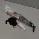 Curling Iron 1 1/4 Inch for Medium and Long Hair Professional Tourmaline Ceramic Barrel Curler with Clamp Dual Voltage Adjustable Temperature Long-Lasting Results Black