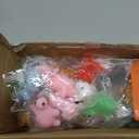 120 Pack Squishy Toys, Kawaii Squishies Party Favors for Kids 4-8 8-12 Treasure Box Toys for Classroom Birthday Xmas Gifts Goodie Bag Mini Animals Mochi Squishy Stress Relief Sensory Toys Random