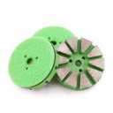 3 Inch Metal Diamond Floor Polishing Pad Grinding Pads for Tile Stone Marble Concrete Granite Sanding Disc(Grit 30-3pcs)