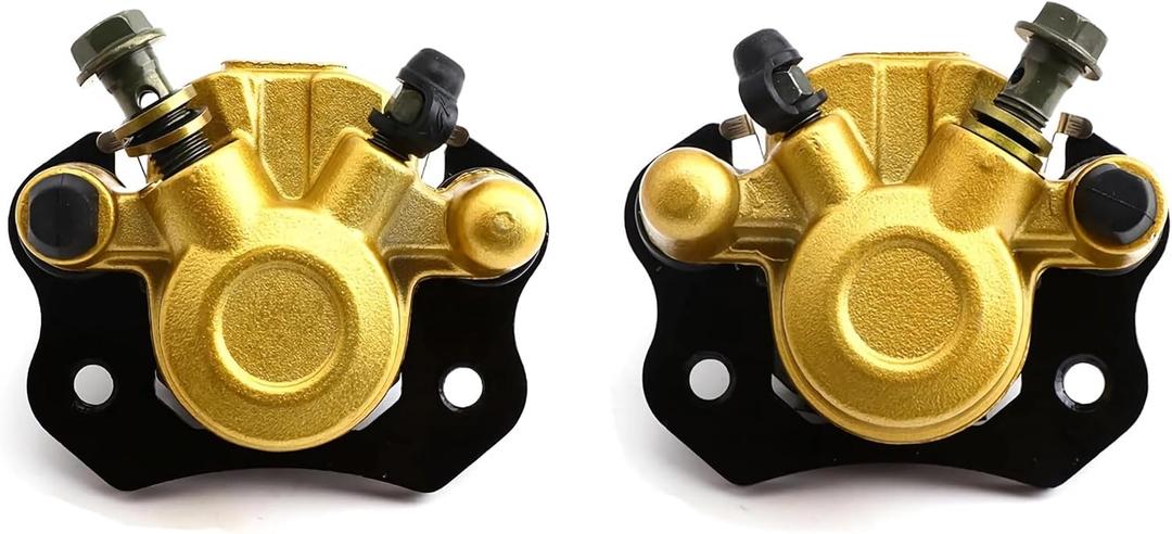 2-pack Brake Caliper for Chinese ATV Quad 110cc 125cc 200cc 250cc 196cc 150cc 6.5HP CTieoleman kt196 yerf dog gx150 Kandi Baja RTK200 Go Kart RTK200Dune Buggy Taotao Roketa Sunl Kazuma Golden