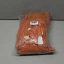 NICETOWN Blackout Curtains 120 inch Length for Sliding Glass Door, Grommet Thermal Insulated Room Darkening Sound Reducing Drapes for Room Divider, 1 Panel, W52 x L120, Burnt Orange