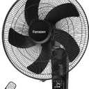 Fanspex 18" Wall Mounted Fan with Auto-oscillation, Timer, Adjust Wind Tilt for Home Garage Workshop Greenhouse Cooling & Air Circulation