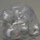 40 Set 3 Inch Clear Ornaments, Clear Plastic Fillable Christmas Ornaments Balls for Wedding Party Home Decor DIY Craft