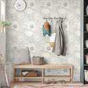 Peel and Stick Wallpaper Boho Wall Paper Modern Stripe Contact Paper Bedroom Bathroom Wallpaper White and Black Removable Self-Adhesive Wall Decor Vinyl Roll 17.3" x 118"