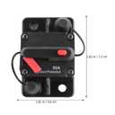 Gatuida 60 Amp Car Fuse Circuit Breaker 12V-36V Resettable Waterproof Auto Overload Protection for Marine Trailer Rv Electrical Systems