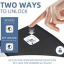 Soap Dispenser Wall Mount 28oz Commercial Hand Soap Dispenser for Bathroom Liquid Gel Hand Sanitizer Dispenser No Drilling Black