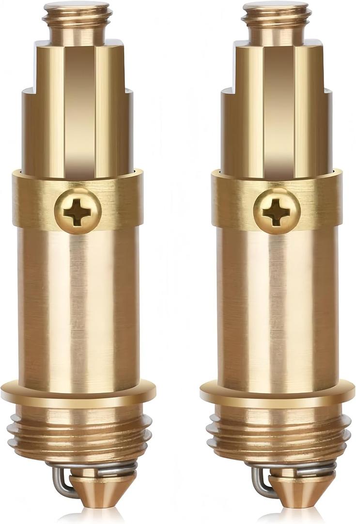 2Pcs Sink Pop Up Stopper Replacement, Bathroom Sink Clicker Pop Up Bolt Bathroom Clicker Bolt Replacement Drain Plug for Basin, Fits Most Sinks & Tubs