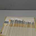 Paint Brushes Set of 24 Pieces Wooden Handles Brushes with Canvas Brush Case, Professional for Oil, Acrylic and Watercolor Painting (Large)