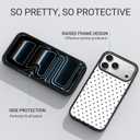 Clear TPU Phone Case Cover for iPhone with Design, Drop Protection, Cute Case for Girl Women (Point 1, iPhone 17 Pro Max)