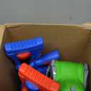 BAODLON Dinosaur Shooting Toys for Boys 4 5 6 7 8 Years Old, Movable Electronic Scoring Target Game with 2 Toy Popper, Spray & Light & Sound, 24 Foam Balls, Christmas Birthday Gift for Kids 3-5, 5-7