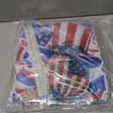 Beeveer 2 Pcs 4th of July Yard Signs Outdoor Patriotic Star Lawn Decoration 250th Anniversary American Waterproof Welcome Party Yard Signs with Stake for Memorial Home Garden Pathway Supplies