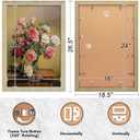 16x24 Poster Frame, Vintage 16 x 24 Picture Frame Plexiglass Glass for Wall Display, Rustic 16x24 Photo Picture Frame Large, Antique Gold Green Collage Gallery Wall Picture Frames, Widen Border