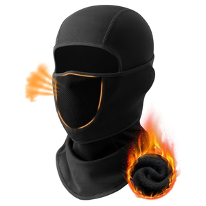 Balaclava Face Ski Mask with Movable Deisgn for Men Women-Fleece Winter Face Covering for Cold Weather Skiing Outdoor Work