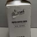 LITOPAK 100 Pack 16 oz Paper Coffee Cups with Lids, Black Disposable Coffee Cups with Lids, Sleeves and Stirring Sticks, for Parties, Picnic, Travel, and Events