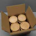 Novabright Set of 8 Solid Wood Furniture Risers Bed Risers Heavy Duty Round Furniture Height Extenders Lifts with Non-Slip Recessed Hole for Bed, Sofa, Chair, Table (2" Hight,Wood Color)