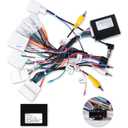 NHOPEEW JBL Harness Adapter for Toyota Car Stereo - 16 PIN Wiring Harness Power Cable - Plug and Play Power Cable for Toyota 4Runner Camry Corolla Prius RAV4 Tacoma with Canbus