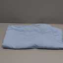 2-Pack Mini Crib Sheets Fitted - 38x26 Pack N Play Sheets for Pack and Play Mattress, Organic Cotton, Soft & Breathable Playard Bedding, Neutral Mini Toddler Bed Cover for Boys, Girls (Blue Flax)