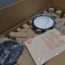 TALOYA 52 Inch Ceiling Fans with Led Lights Remote Control Flush Mount Low Profile for Bedroom Farmhouse Patio Outdoor Living Room Kitchen Dining Room,DC Motor,Reversible,Buzzer ON/Off,Black Walnut