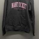 Vintage Nantucket Island Retro Preppy Throwback Girls Women Pullover Hoodie, S