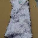 8Ft Artificial PVC Chrismas Tree with Stand White