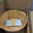 Insulated Foot Bath Bucket,Thickend Wooden Pedicure Feet Bowl