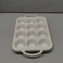 Vinino 2Pack Silicone Muffin Pan for Baking with Metal Reinforced Frame, 12 Cup Regular Size Cupcake Pan, BPA Free Silicone Muffin Tray, Cupcake Baking Pan Bite Molds for Oven Dishwasher Safe