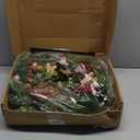 Bibelot Christmas Winter Wreaths for Front Door, 24 Inch Christmas Wreath with Candies, Pine Cones, Gingerbread Men Decoration Wreath for Indoor Outdoor Farmhouse Home Wall Window