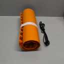 Food Warming Mat for Buffet,Electric Warming Tray with 4 Temperatures Setings and 1/3/5h Timer,Full Surface Heating Food Warmers for Parties Buffets Holidays Daily Use to Keep Food Warm(Orange) (Large)