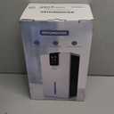 Dehumidifier, Dehumidifiers for Home, 98 OZ Water Tank, (1000 sq.ft) Quiet Dehumidifier for Basement Bathroom Bedroom with Humidity Display, Auto Shut Off, Relaxing 7 Color Ambient Light(Gray)