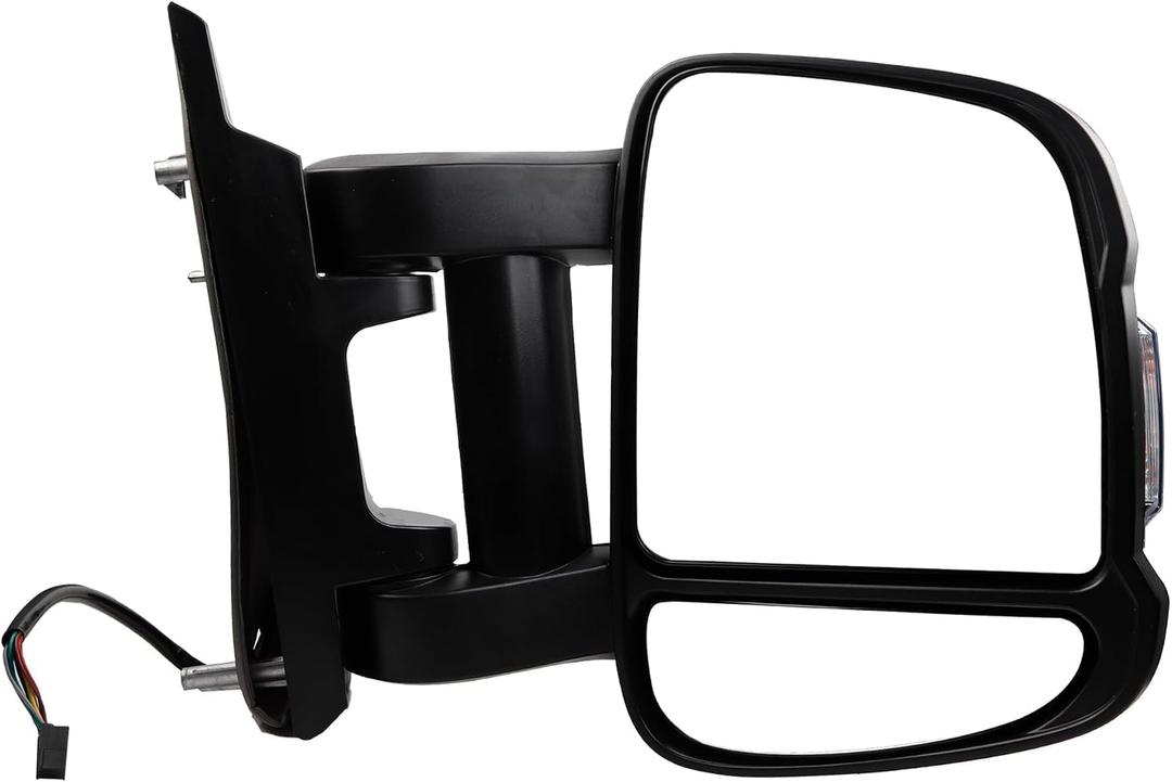 Dasbecan Passenger Side Mirror Compatible with Ram Promaster 1500 Long Arm