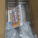 STORi SimpleSort 6-Piece Stackable Clear Drawer Organizer Set | 12" x 3" x 2" Rectangle Trays | Narrow Makeup Vanity Storage Bins and Office Desk Drawer Dividers | Made in USA