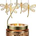 Candle Gifts for Women, Birthday Gifts for Mom Daughter Sister Wife, Unique Dragonfly Gift for Friends Women, Rotatable Scented Candles Gift for Christmas Anniversary Mothers Day (Dragonfly)