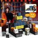 Magnetic Blocks Kids Skeleton Toy Spooky Town Building Blocks Halloween Themed Toys (1 inch)