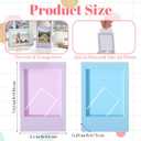 24 Pack 2x3 Picture Frames Mini Color Photo Frame with Stand Cute Tiny Multiple Colorful 2x3 Desk Tabletop Photo Frame for Home & Office Desk Stand Up Picture Display