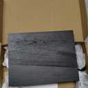 EOSAHR Pine Wood Display Riser – Boho Pedestal Stand for Home Decor, Showcasing Apartment Essentials, Perfume Tray or Coffee Table Accents – Modern Farmhouse Decor(Old Black)