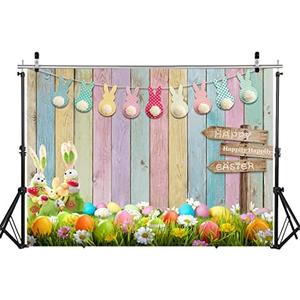 WOLADA Easter Backdrop Spring Easter Photo Backdrop 7.5×6 FT 12394