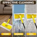 NEWE Disposable Dust Mop Kit for Swiffer 10 Dry Sweeping Cloths and 10 Wet Mopping Pads,Multi Surface Cleaning Wood Hardwood Floors Wall Kitchen Bathroom College Dorm