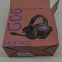 NUBWO Wireless Gaming Headset with Mic for Ps5 Ps4 PC, Zero Interference, 100-Hour Battery All-Day Play, 23ms Sync for Fortnite & Call of Duty/FPS Gamers, Triple Mode All Devices Compatible - Blue