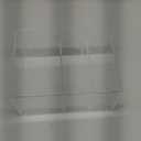 Acrylic Pen Holder 3 Compartments Clear Organizer Makeup, Size 8"L x 6"W x 4H"