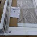 Frameless Pivot Shower Door 30.8-32" W X 72" H, 1/4" (6mm) Clear SGCC Tempered Glass, Hinged Pivot Swing Shower Door, Reversible Installation, Easy to Clean, Matte Black