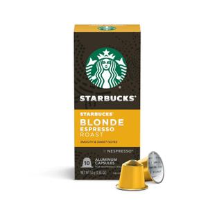 Starbucks by Nespresso Original Line Blonde Espresso 10ct, BB 02-13-2027