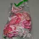 Talltalk 40 Pcs Dog Bow Ties Spring Tie Dye Summer Collar Bows for Dogs Hawaii Puppy Bowties with Plastic Buckle Adjustable Grooming Collar for Small Medium Cat Pet