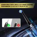 Replacement Toothbrush Heads Compatible with Oral-B iO 3/4/5/6/7/8/9/10 Series Ultimate Clean Electric Toothbrush,for Oral-B iO Electric Toothbrush,12 Pack (Black, Medium)