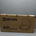 BCAN BT2 450LBS Mini Rebounder Trampoline for Adults with Bar, Fitness Trampoline with Bungees, Adjustable Handle, Stable & Quiet, Indoor Outdoor, Whole-Body Workout & Relaxation at Home-40IN