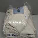 MYSKY HOME Linen Curtains for Living Room, Natural Semi Sheer Curtains & Drapes 84 inches Length 2 Panels Set Farmhouse Country Boho Style Back Tab Draperies for Sliding Glass Door, 50" Wide, Linen