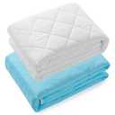 KANECH 44"x52" (2 Pack) Large Waterproof Washable Bed Pads for Kids, Adults , Elderly & Pets, Waterproof Mattress Protector & Reusable Bedwetting Incontinence Pads for Bed, Sofa ,Couch ,Floor