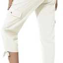 YuKaiChen Women's Capris Hiking Summer Pants Outdoor Athletic Casual with Pockets, Large