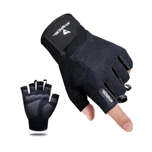ATERCEL Workout Gloves for Men and Women, Exercise Gloves for Weight Lifting, Cycling, Gym, Training, Breathable and Snug fit M